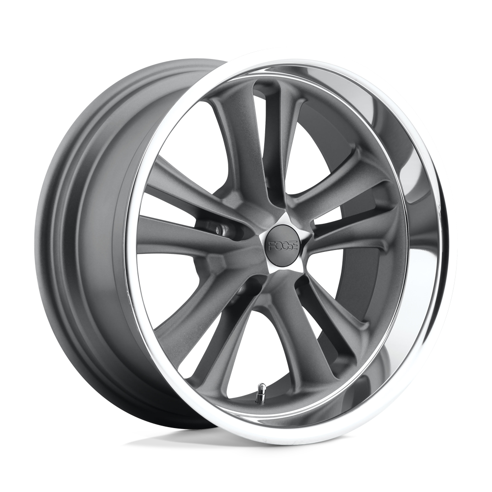 Foose Knuckle - Matte Gun Metal Machined